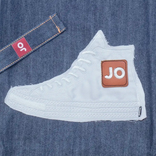 Average Jo basketball boot denim